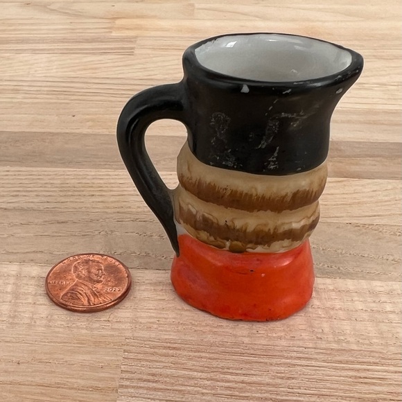 Miniature Toby Mugs Set of 5 Mugs Made in Japan Rare Vintage - Picture 9 of 16